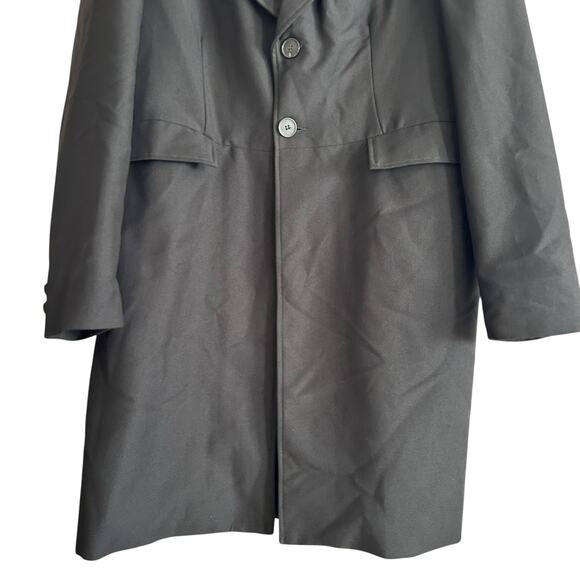 Vintage WAH Maker Black Rifle Frock Coat Mens Sz 42 Black Western Pioneer Duster - Picture 11 of 16